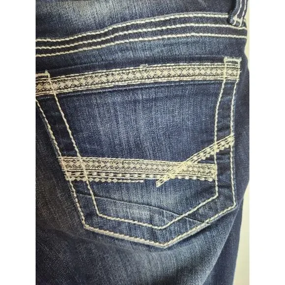 BKE Stella Bootcut Jeans Women's 29×31.5 factory distressing preppy rodeo - Picture 4 of 11